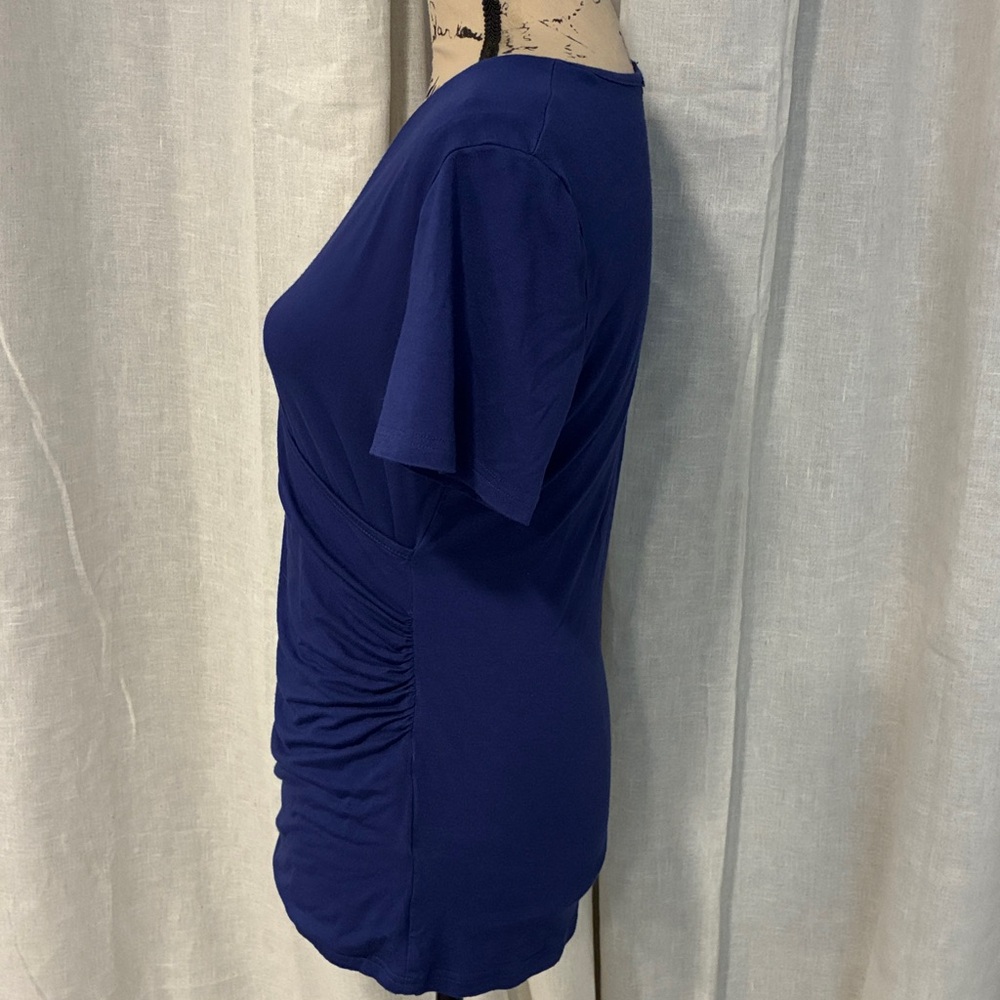 Mango Deep Blue Top - Picture 2 of 7